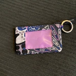 Vera Bradley Zip ID Case in Mimosa Medallion